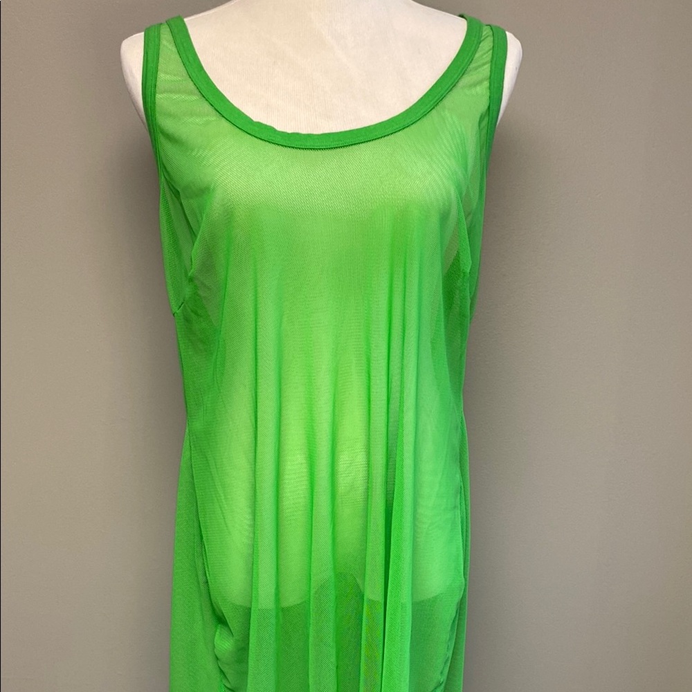 Savage X Fenty Neon Green Mesh Top
